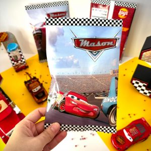 12 Cars chip bags | Lightning McQueen party favors | Lightning McQueen party decor | Cars Party Favor | Lightning McQueen Theme